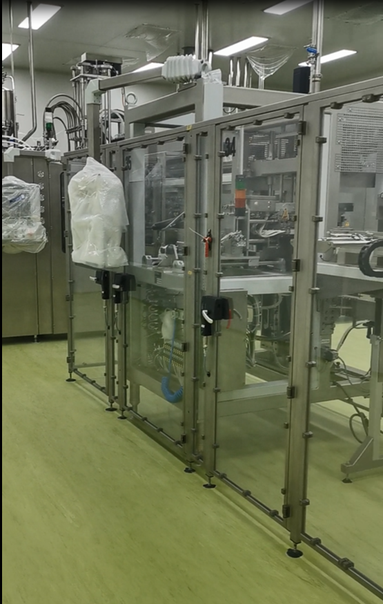 Production area in the Uzbekistan pharmaceutical infusion cleanroom
