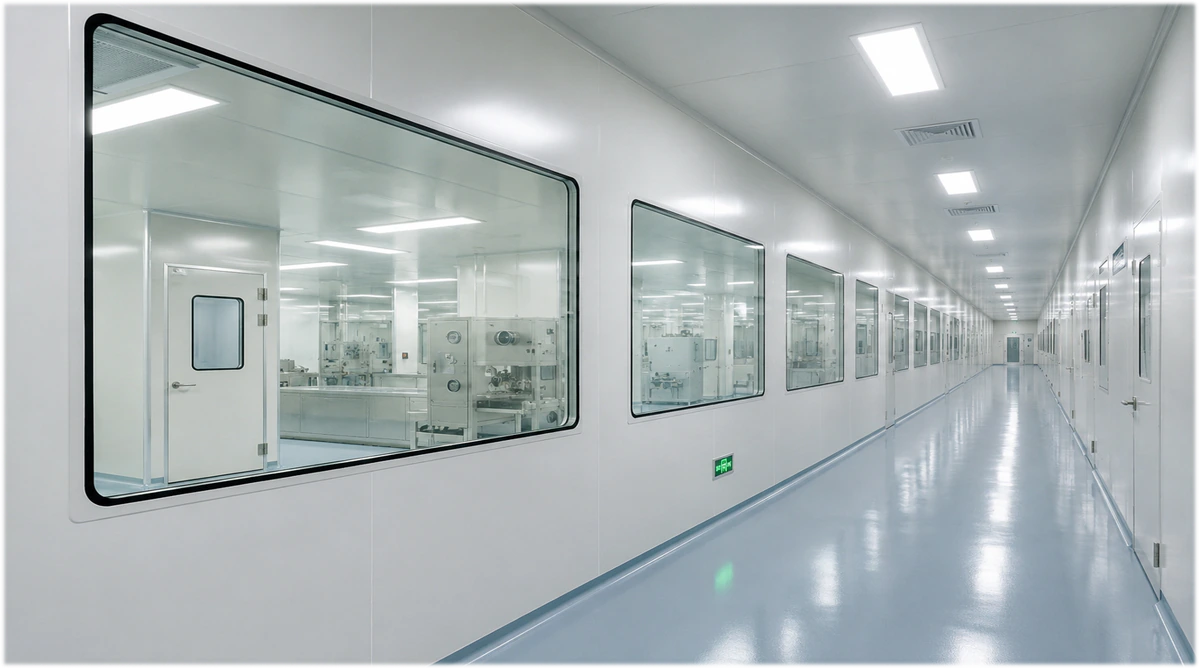 Handmade and machine-made cleanroom panel systems